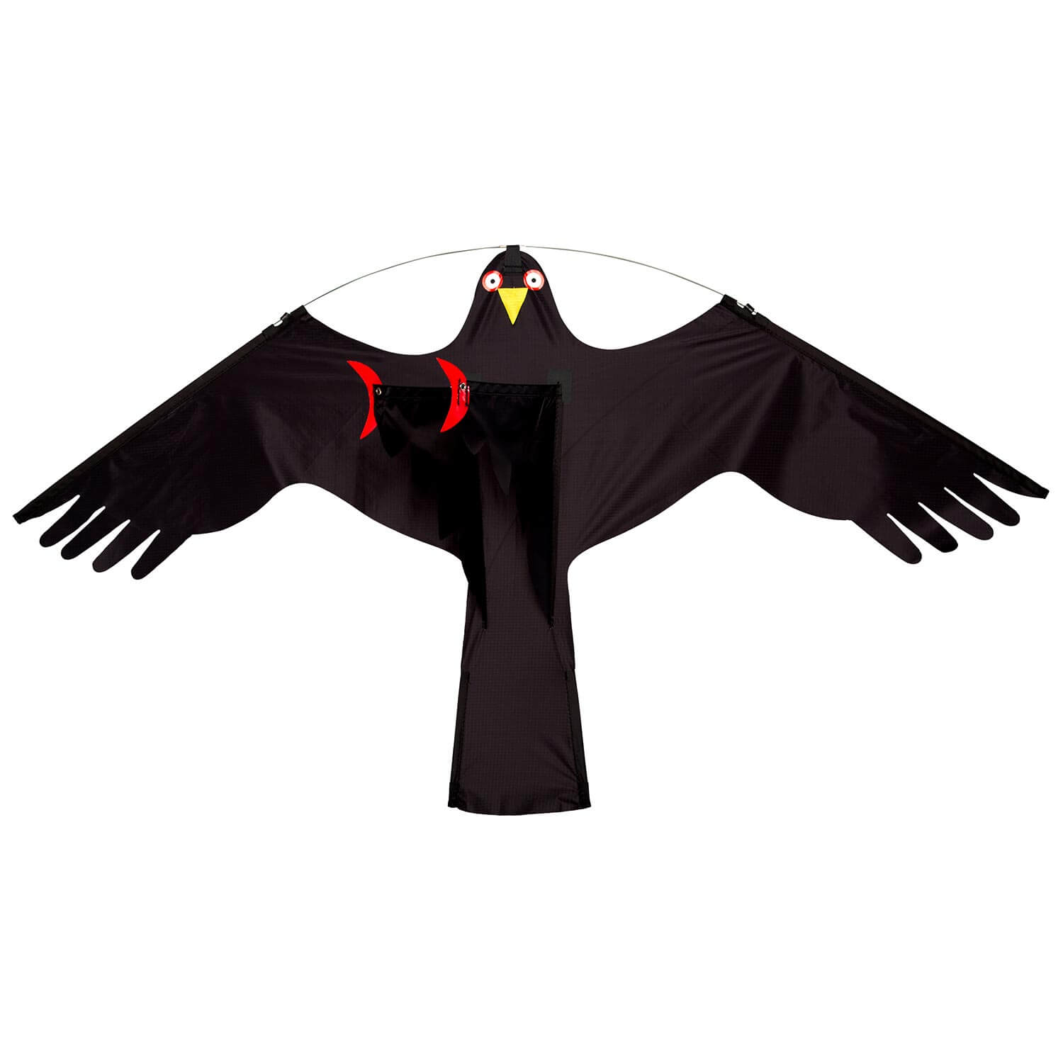 Wolkenstürmer Einleinerdrachen Vogelscheuche Black Bird (kite only)