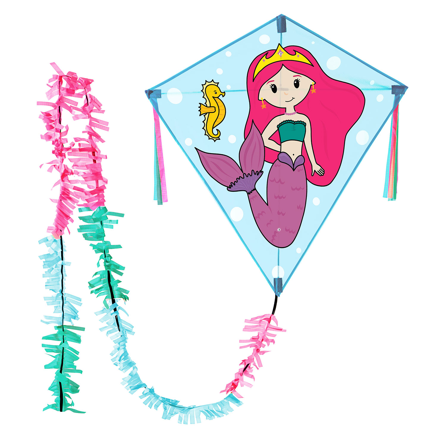 Wolkenstürmer Rautendrachen für Kinder mit Mermaid Meerjungfrau kaufen!