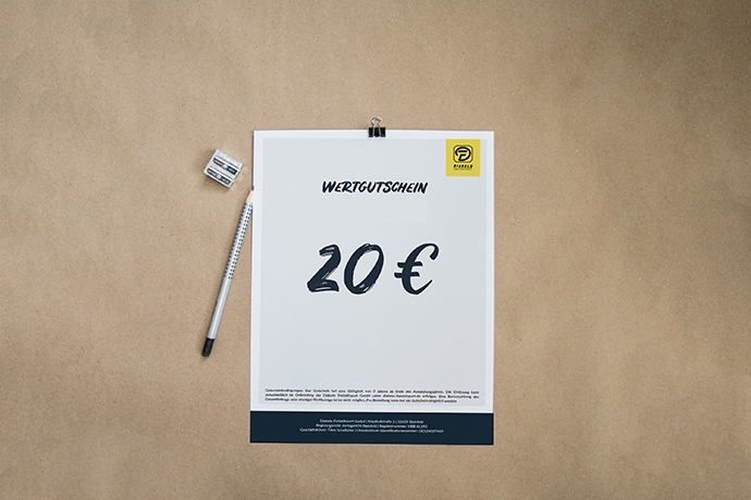 Wertgutschein 20 EUR