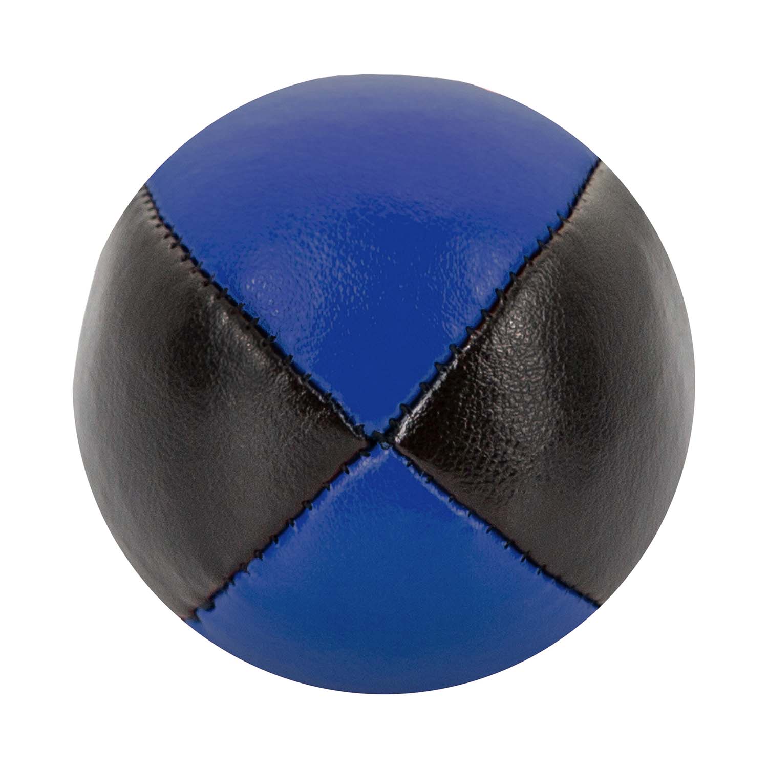 Diabolo Freizeitsport - Premium Jonglierball 62mm 100g Zweifarbig Schwarz Blau