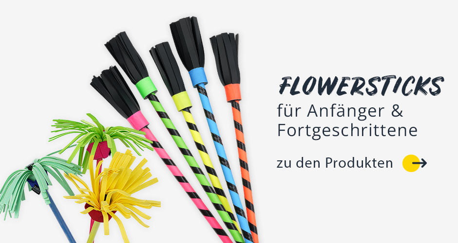 Diabolo Freizeitsport - Startseite Teaser Flowersticks 940x500pxl