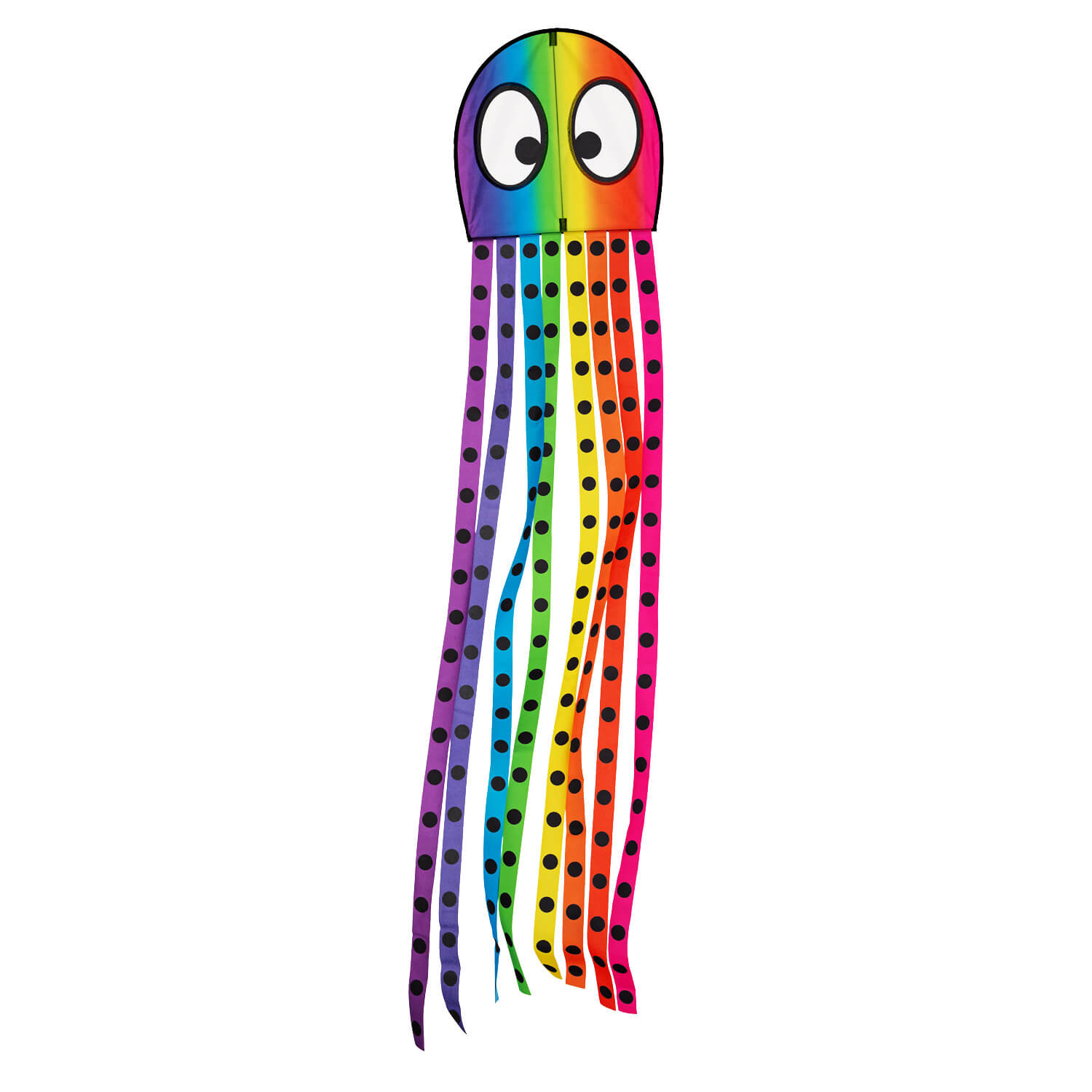 Wolkenstürmer - Kinderdrachen Olli Octopus Krake mit Tentakeln in Rainbow